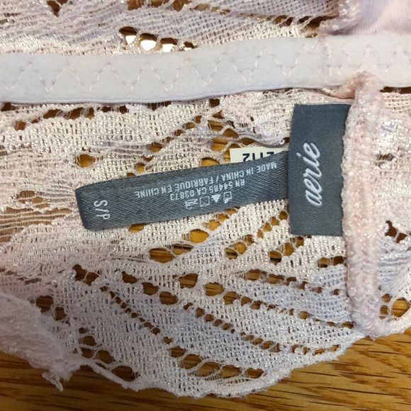 Aerie light pink lace bralette - Picture 5 of 6